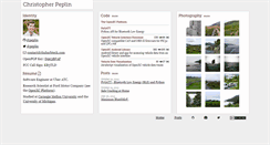 Desktop Screenshot of christopherpeplin.com