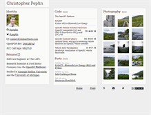 Tablet Screenshot of christopherpeplin.com